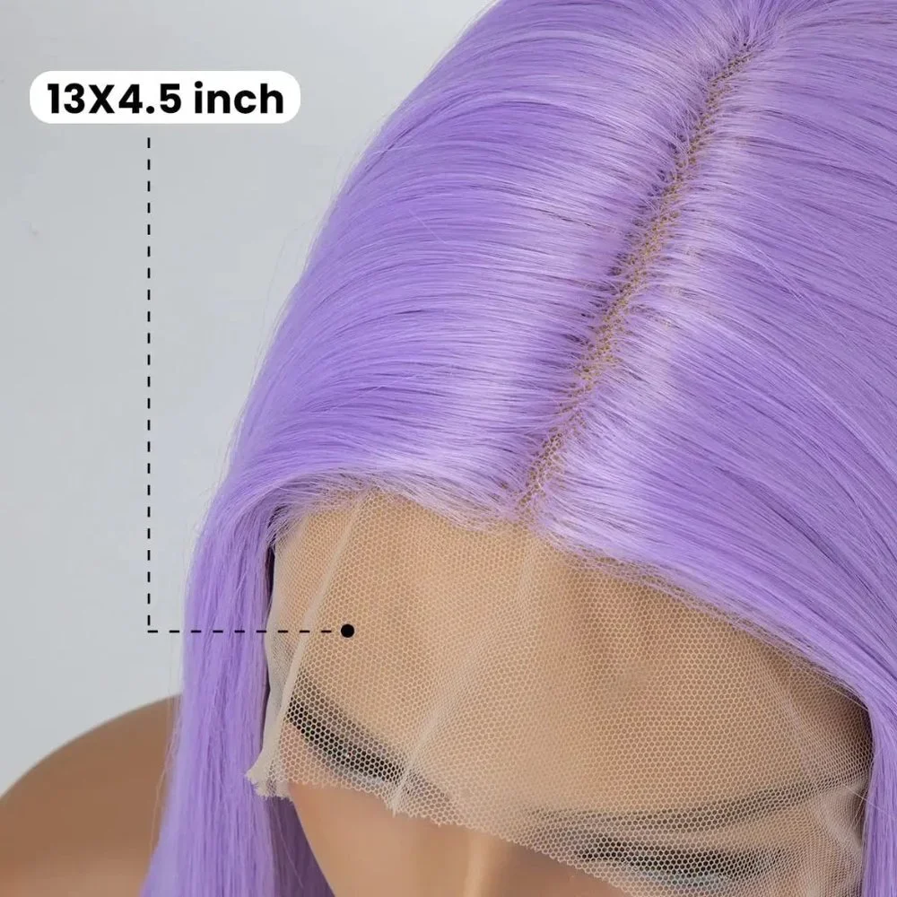 Violet Purple Lace Wig